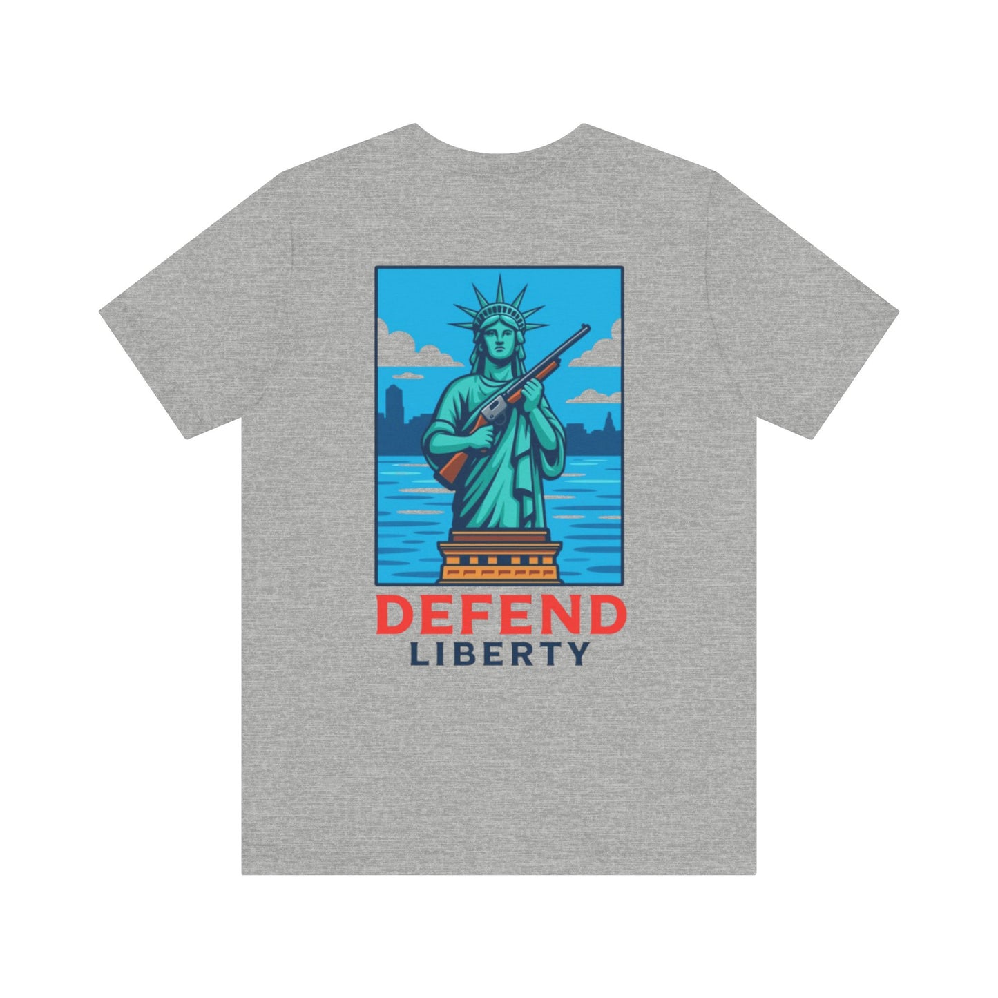 Defend Liberty Unisex T-Shirt (Front&Back Design)