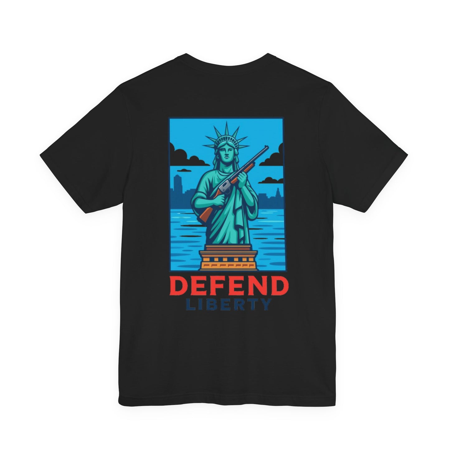 Defend Liberty Unisex T-Shirt (Front&Back Design)